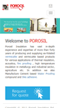 Mobile Screenshot of porosil.com